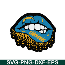 Sexy Chargers SVG PNG EPS, USA Football SVG, NFL Lovers SVG