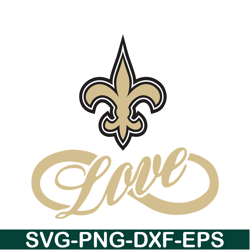 Saints Love SVG PNG DXF EPS, Football Team SVG, NFL Lovers SVG