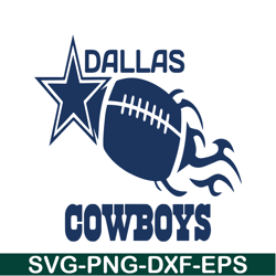 Dallas Cowboys Star SVG, Football Team SVG, NFL Lovers SVG