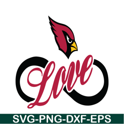 Arizona Cardinals Love PNG DXF EPS, Football Team PNG, NFL Lovers PNG NFL2291123148