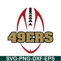 San Francisco 49ers Red Ball PNG EPS, Football Team PNG, NFL Lovers PNG NFL2291123181