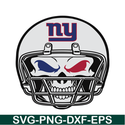 New York Giants Skull Helmet SVG PNG DXF EPS, Football Team SVG, NFL Lovers SVG NFL230112326