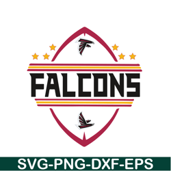 Falcons Design SVG PNG EPS, NFL Team SVG, National Football League SVG