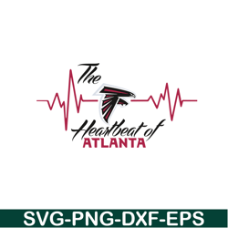 The Heartbeat Of Atlanta SVG PNG EPS, NFL Team SVG, National Football League SVG