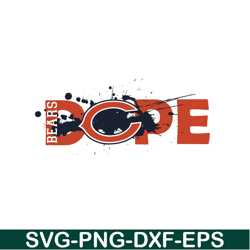 Dope Chicago Bears SVG PNG EPS, National Football League SVG, NFL Lover SVG