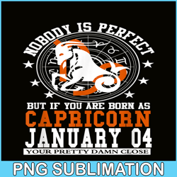 Capricorn January 04 PNG Zodiac Astrology PNG Star Horoscope Sign PNG