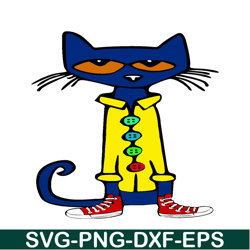 Pete the Blue Cat SVG, Dr Seuss SVG, Rocking in My School Shoes SVG DS205122312