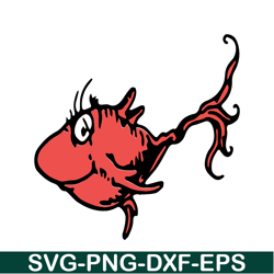 The Happy Red Fish SVG, Dr Seuss SVG, Cat In The Hat SVG DS205122355
