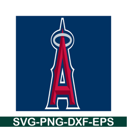 Los Angeles Angels Blue Flag SVG, Major League Baseball SVG, MLB Lovers SVG MLB011223105