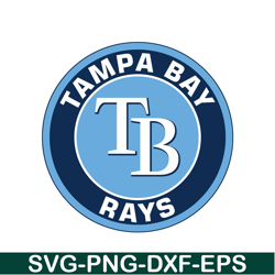 Tampa Bay Rays Logo SVG, Major League Baseball SVG, Baseball SVG MLB2041223125