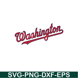 Washington The Red Text SVG, Major League Baseball SVG, Baseball SVG MLB2041223149