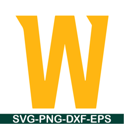 Yellow W Team SVG, Washington Football Team SVG, NFL Lover SVG
