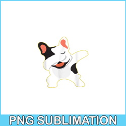 Dabbing French Bulldog PNG, Frenchie Dog Lover PNG, Bulldog Mascot PNG