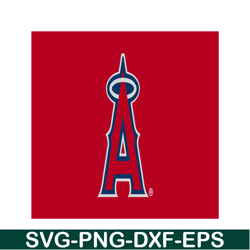 Los Angeles Angels Red Flag SVG, Major League Baseball SVG, MLB Lovers SVG MLB011223102