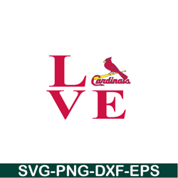 Love St. Louis Cardinals SVG, Major League Baseball SVG, Baseball SVG MLB2041223105