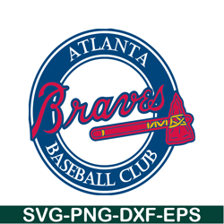 Atlanta Braves Baseball Club SVG PNG DXF EPS AI, Major League Baseball SVG, MLB Lovers SVG MLB30112326