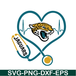 Jaguars Stethoscope SVG PNG EPS, American Football SVG, National Football League SVG
