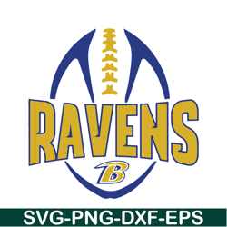 Ravens B SVG PNG DXF EPS, USA Football SVG, NFL Lovers SVG