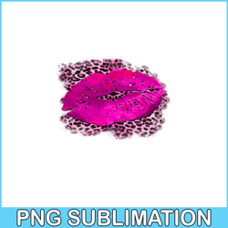 Pink Leopard Lips PNG, Lovely Valentine PNG, Valentine Holidays PNG