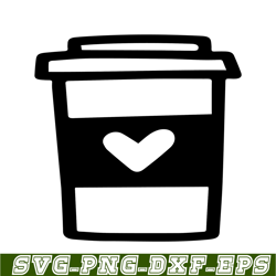 The Black White Cup For Coffee SVG, Starbucks SVG, Starbucks Logo SVG STB108122317