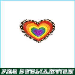Rainbow Heart And Leopard PNG, Funny Valentine PNG, Valentine Holidays PNG