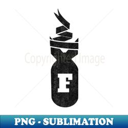 F Bomb - High-Resolution PNG Sublimation File - Unleash Your Inner Rebellion