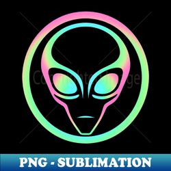 Alien Head - Modern Sublimation PNG File - Boost Your Success with this Inspirational PNG Download