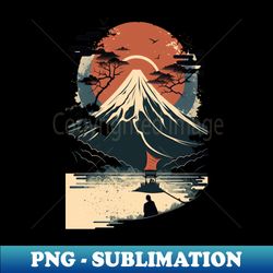 Night Mountain - Unique Sublimation PNG Download - Enhance Your Apparel with Stunning Detail