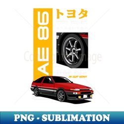 Trueno AE86 JDM Car - Elegant Sublimation PNG Download - Transform Your Sublimation Creations