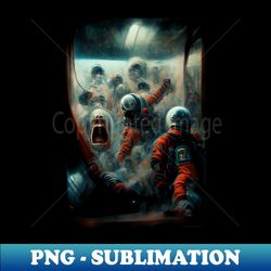 In Space - Retro PNG Sublimation Digital Download - Stunning Sublimation Graphics
