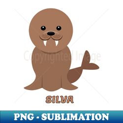 SILVA - The Cute Sea Lion  Funny Seal - Artistic Sublimation Digital File - Create with Confidence