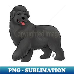 Dog - Newfoundland - Black - Stylish Sublimation Digital Download - Unleash Your Inner Rebellion