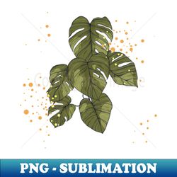 Monstera - Exclusive PNG Sublimation Download - Instantly Transform Your Sublimation Projects