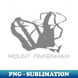 Mount Pakenham Resort 3D - High-Resolution PNG Sublimation File - Create with Confidence