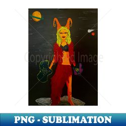 Warrior from the space - Signature Sublimation PNG File - Create with Confidence