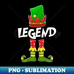Legend Elf - Decorative Sublimation PNG File - Spice Up Your Sublimation Projects