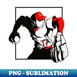 SO Baseball player manga style - Creative Sublimation PNG Download - Add a Festive Touch to Every Day