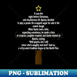 Funny Saying Christmas Tree - Vintage Sublimation PNG Download - Defying the Norms
