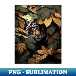 Hide Tiger - PNG Transparent Digital Download File for Sublimation - Fashionable and Fearless