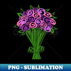 Flower Bouquet - Special Edition Sublimation PNG File - Bring Your Designs to Life