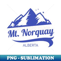 Mt Norquay ski - Alberta - Exclusive Sublimation Digital File - Defying the Norms