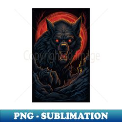 werewolf art - Trendy Sublimation Digital Download - Transform Your Sublimation Creations
