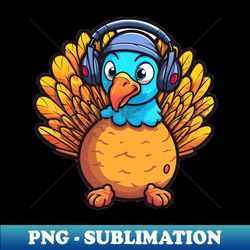 Cute cartoon turkey - High-Resolution PNG Sublimation File - Perfect for Personalization