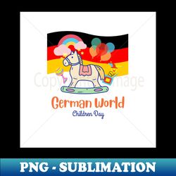 children day of germany - png transparent digital download file for sublimation - revolutionize your designs