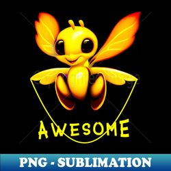 Bee Awesome - Decorative Sublimation PNG File - Revolutionize Your Designs