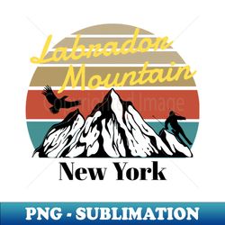 Labrador Mountain ski - New York - Digital Sublimation Download File - Add a Festive Touch to Every Day