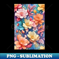 pattern seamless flower - Exclusive PNG Sublimation Download - Defying the Norms