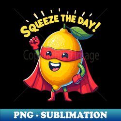 Superhelden Zitrone - Premium PNG Sublimation File - Revolutionize Your Designs