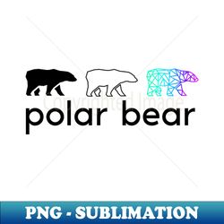 polar bear - png transparent sublimation design - revolutionize your designs
