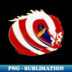 team red white  blue surfer - patriotic surf graphic print - signature sublimation png file - boost your success with this inspirational png download